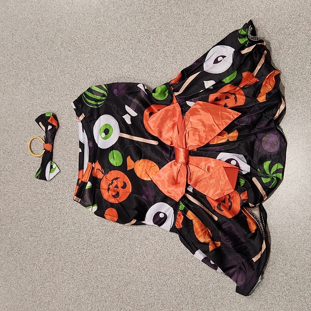 Halloween small dog dress